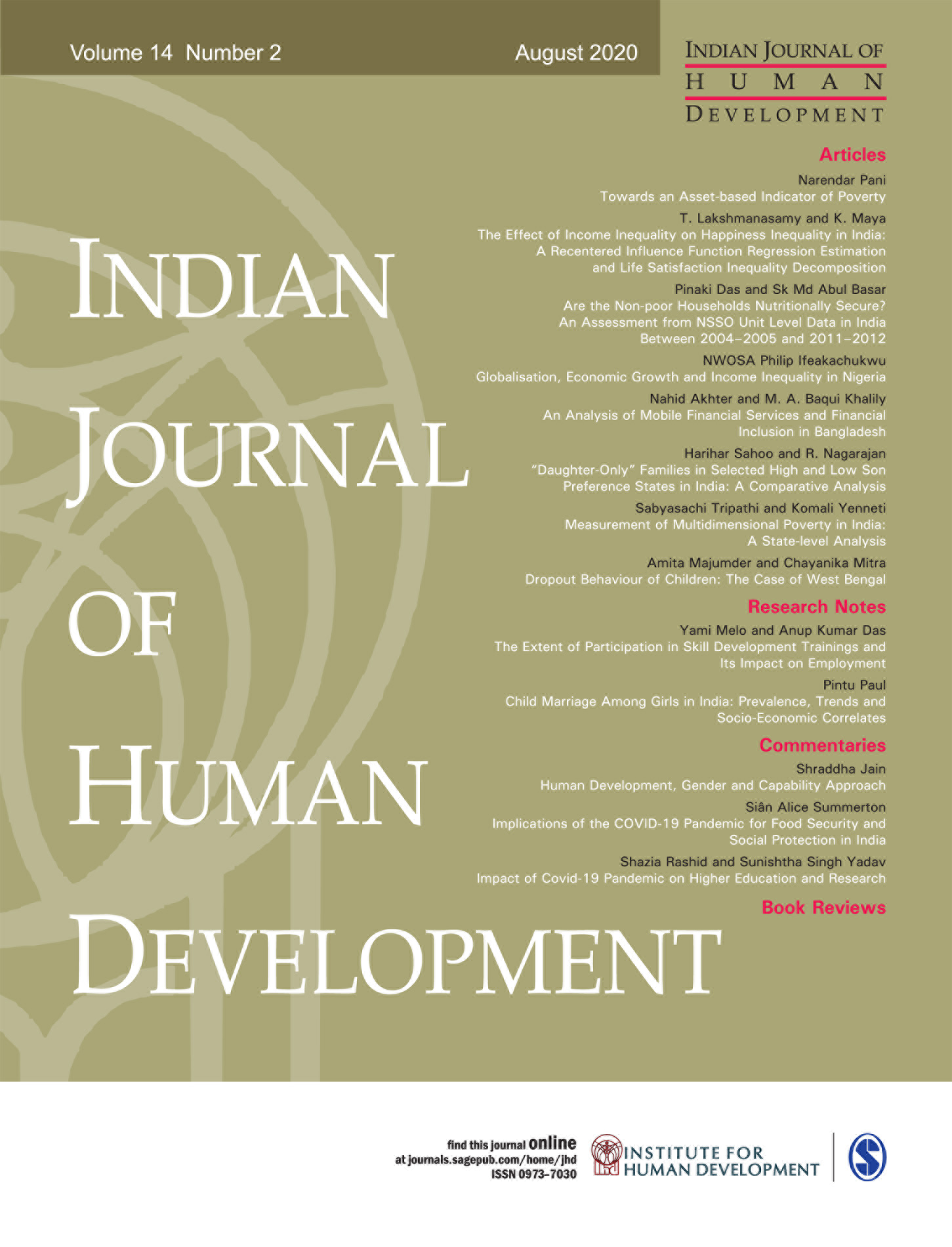 Journal cover image
